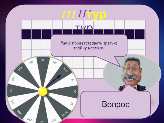 III тур III тур Вопрос а а а а а