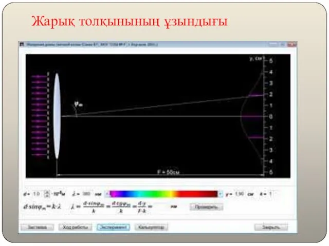 Жарық толқынының ұзындығы