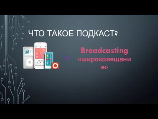 ЧТО ТАКОЕ ПОДКАСТ? + Broadcasting «широковещание»