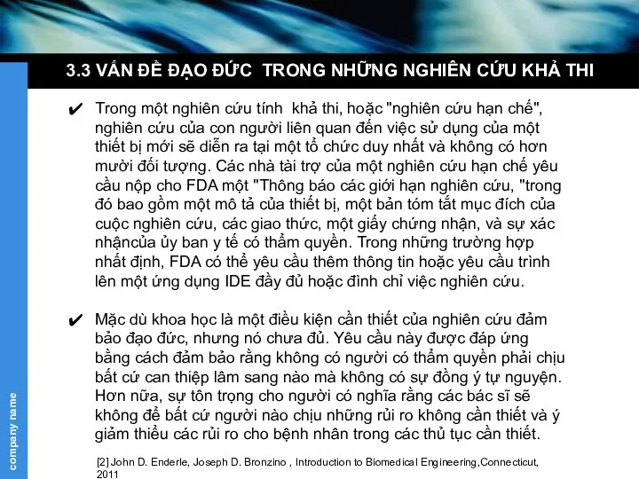 3.3 VẤN ĐỀ ĐẠO ĐỨC TRONG NHỮNG NGHIÊN CỨU KHẢ