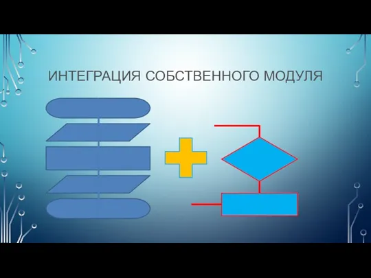 ИНТЕГРАЦИЯ СОБСТВЕННОГО МОДУЛЯ