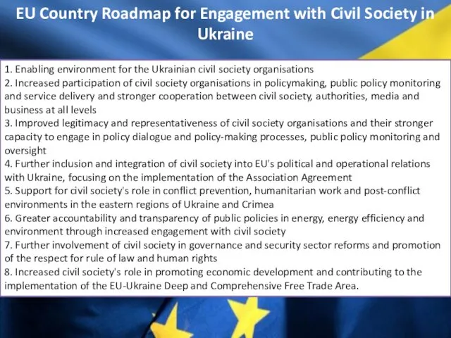 EU Country Roadmap for Engagement with Civil Society in Ukraine