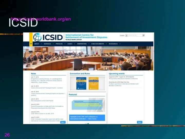 ICSID https://icsid.worldbank.org/en