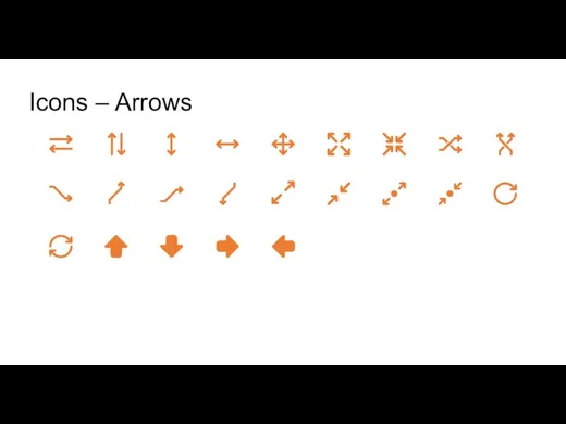 Icons – Arrows