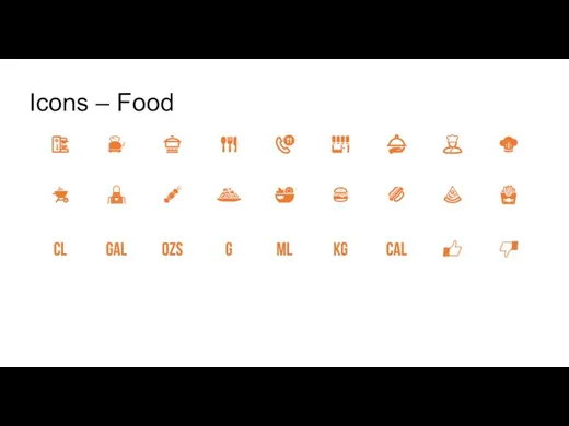 Icons – Food