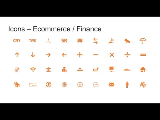 Icons – Ecommerce / Finance