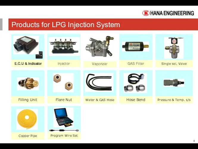 Products for LPG Injection System