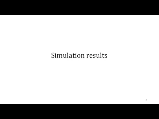 Simulation results