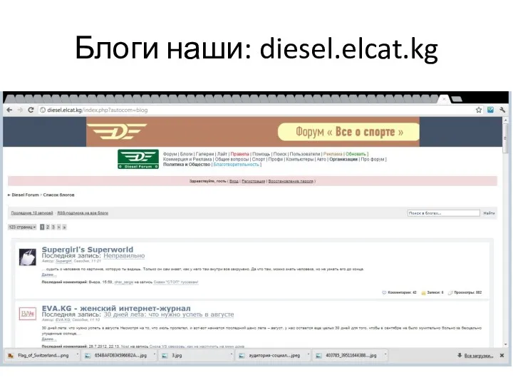 Блоги наши: diesel.elcat.kg