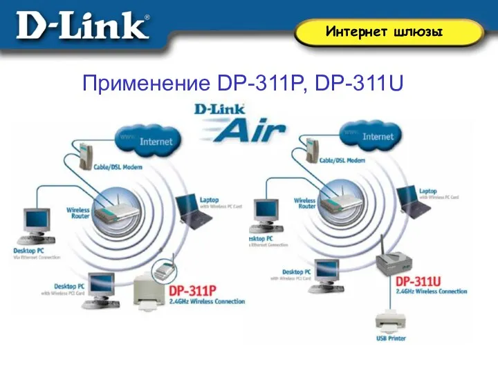 Применение DP-311P, DP-311U