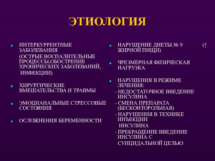 ЭТИОЛОГИЯ ИНТЕРКУРРЕНТНЫЕ ЗАБОЛЕВАНИЯ (ОСТРЫЕ ВОСПАЛИТЕЛЬНЫЕ ПРОЦЕССЫ,ОБОСТРЕНИЕ ХРОНИЧЕСКИХ ЗАБОЛЕВАНИЙ, ИНФЕКЦИИ) ХИРУРГИЧЕСКИЕ