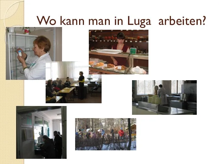 Wo kann man in Luga arbeiten?