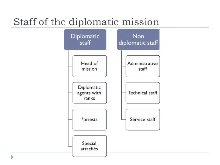 Staff of the diplomatic mission