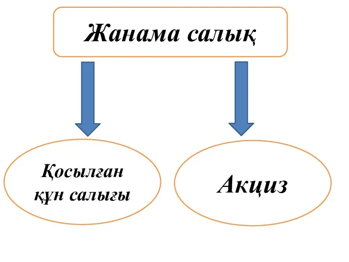 Жанама салық Қосылған құн салығы Акциз