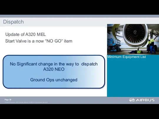 Minimum Equipment List Dispatch Update of A320 MEL Start Valve
