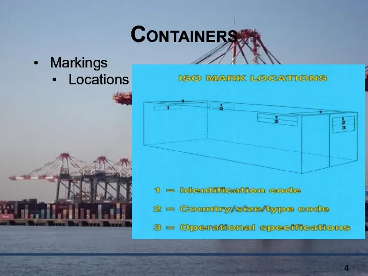 Containers Markings Locations