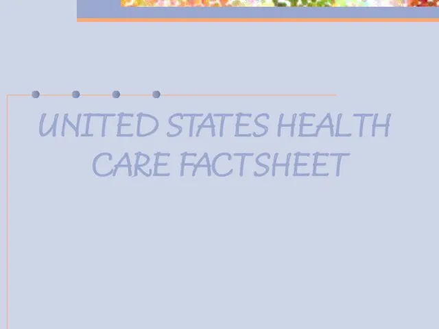 UNITED STATES HEALTH CARE FACTSHEET