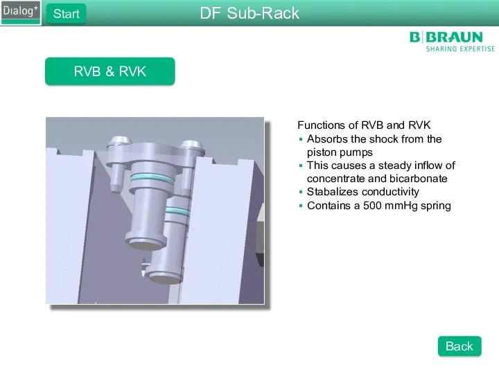 RVB & RVK Functions of RVB and RVK Absorbs the