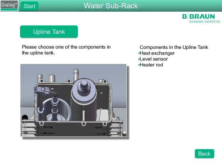 Upline Tank Please choose one of the components in the