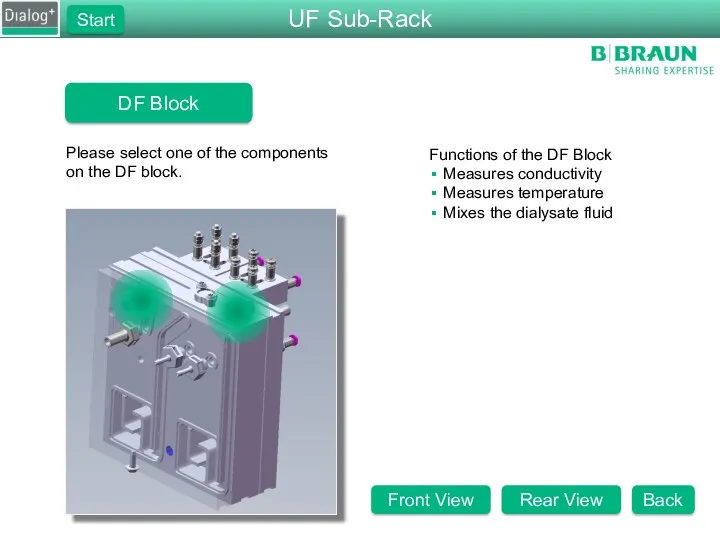 DF Block Please select one of the components on the