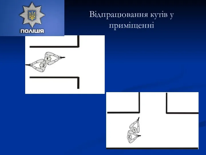 Відпрацювання кутів у приміщенні