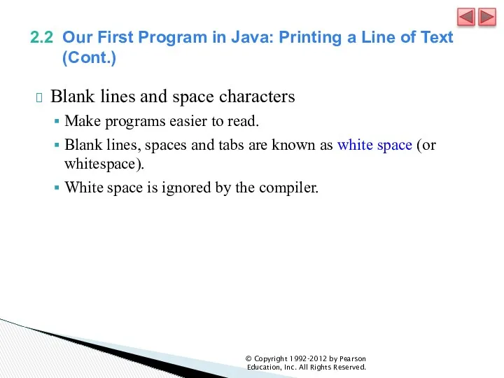 2.2 Our First Program in Java: Printing a Line of