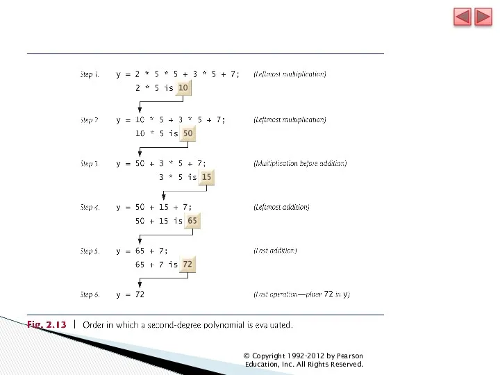 © Copyright 1992-2012 by Pearson Education, Inc. All Rights Reserved.