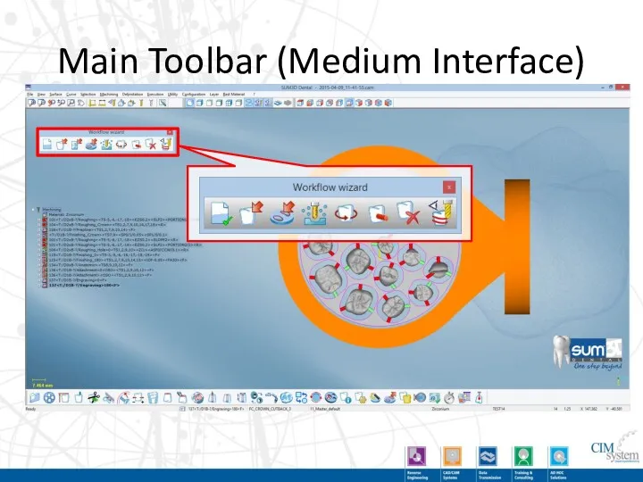 Main Toolbar (Medium Interface)