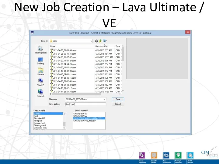 New Job Creation – Lava Ultimate / VE