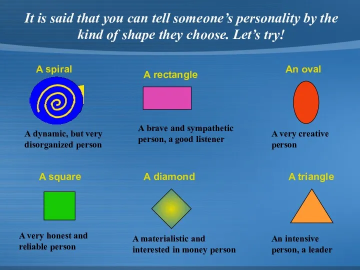 It is said that you can tell someone’s personality by