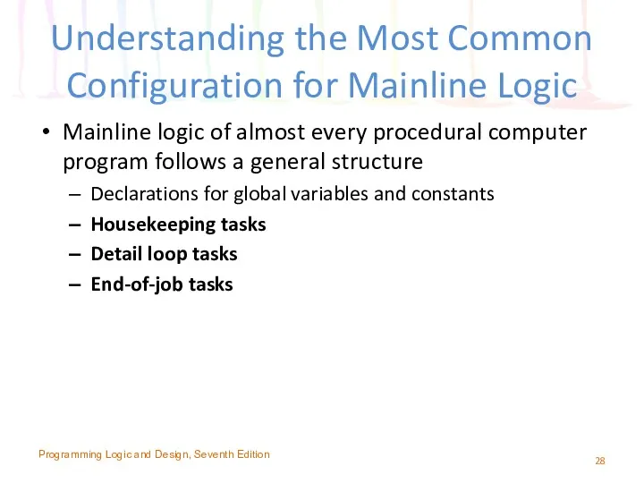 Understanding the Most Common Configuration for Mainline Logic Mainline logic