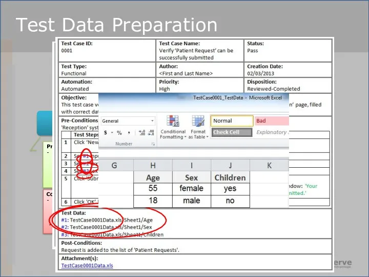 Test Data Representation In Test Steps In Test Data section
