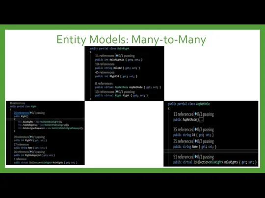 Entity Models: Many-to-Many