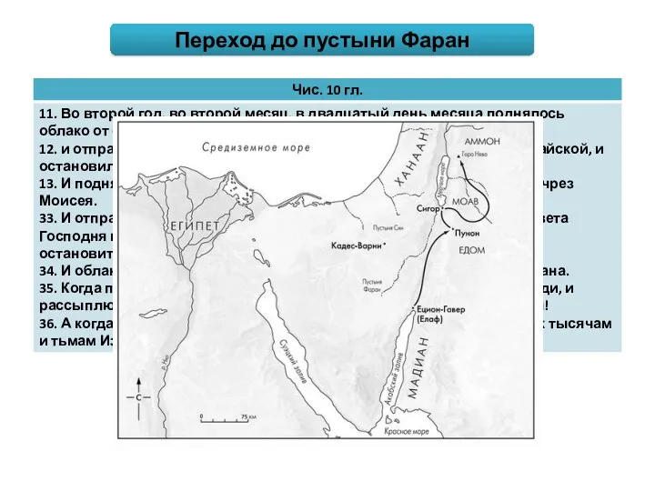 Переход до пустыни Фаран