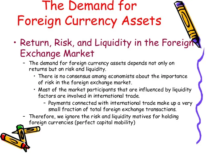 Return, Risk, and Liquidity in the Foreign Exchange Market The