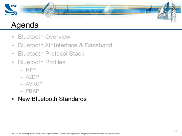 Bluetooth Overview Bluetooth Air Interface & Baseband Bluetooth Protocol Stack