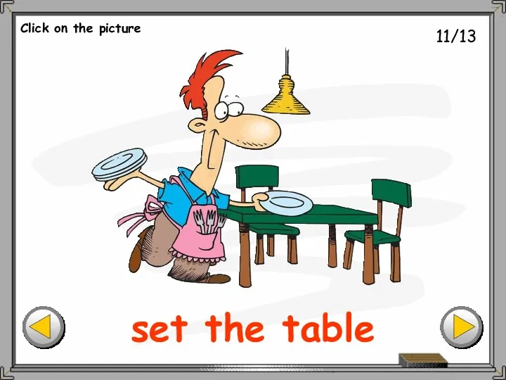 11/13 set the table Click on the picture