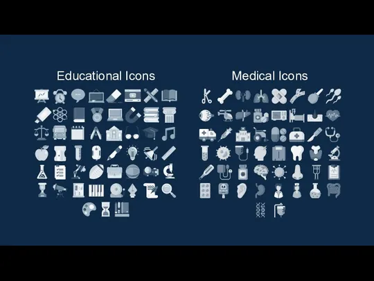 Educational Icons Medical Icons