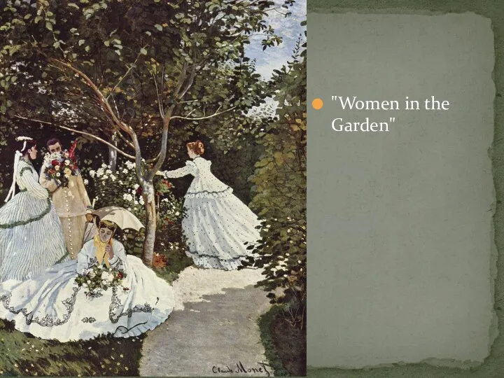 "Women in the Garden"