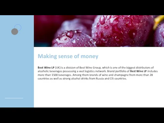 Making sense of money Best Wine LP (UK) is a