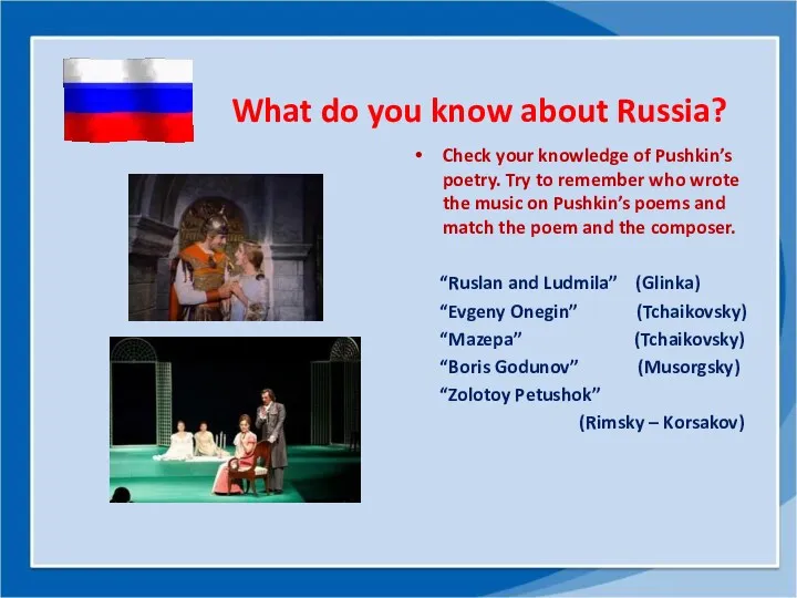 What do you know about Russia? Check your knowledge of