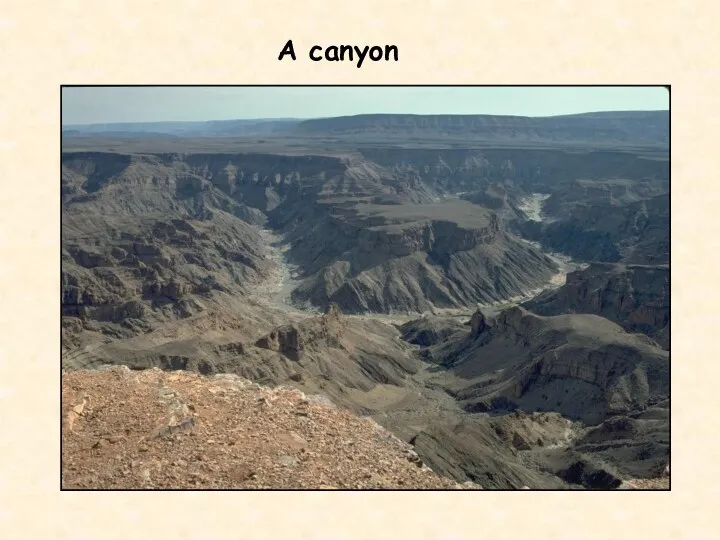 A canyon