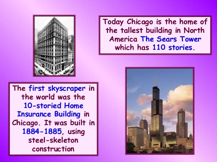 The first skyscraper in the world was the 10-storied Home
