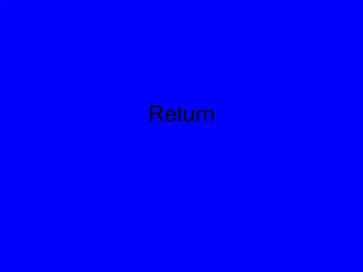 Return