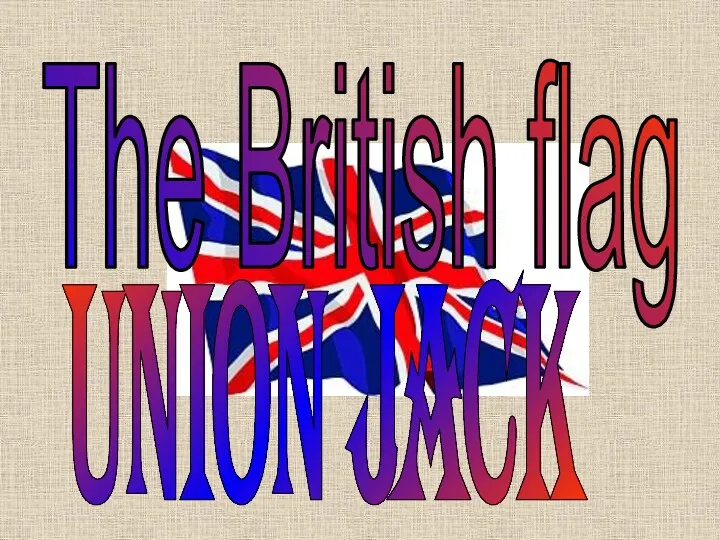 The British flag UNION JACK