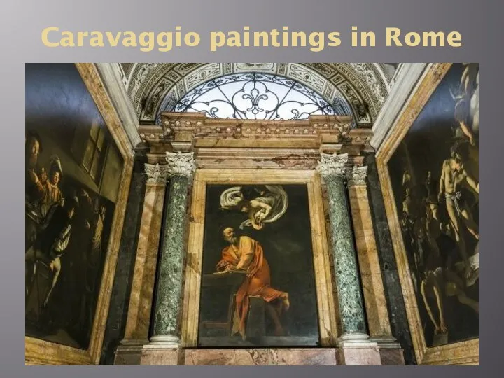 Caravaggio paintings in Rome