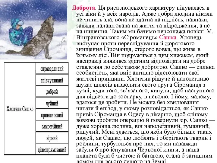 Доброта. Ця риса людського характеру цінувалася в усі віки й