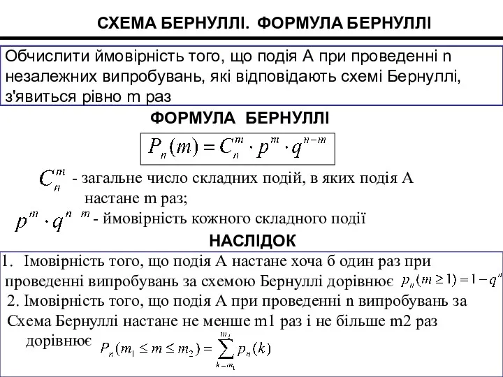 Імовірність того, що подія А настане хоча б один раз