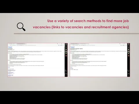 Use a variety of search methods to find more job