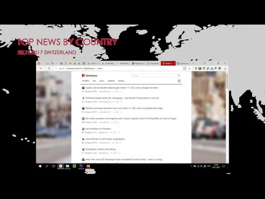 TOP NEWS BY COUNTRY 28.11.2017 SWITZERLAND